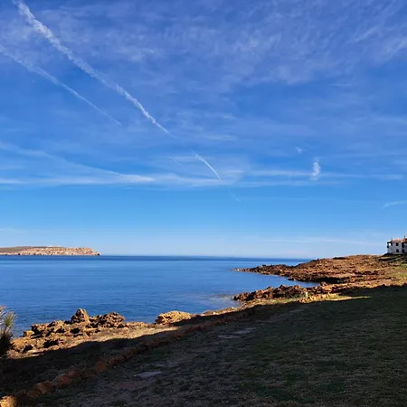 Casa Con Jardin ,vistas Al Mar Y Atardecer En Playas De Fornells